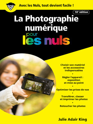 cover image of La photographie numérique pour les Nuls poche, 18e
